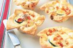 American Mini Chicken and Vegetable Pies Recipe Appetizer