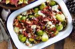 American Brussels Sprouts With Hazelnut And Bacon Crumble Recipe Appetizer