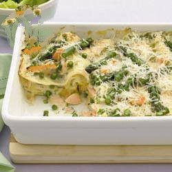 Australian Green Asparagus Salmonlasagna Dinner