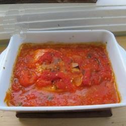 Australian Salmon with Tomato Sauce Dinner