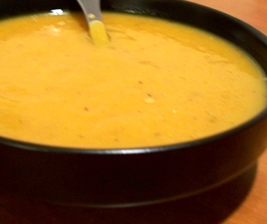 British Acorn Squash Bisque Soup