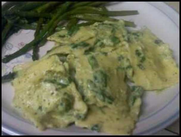 Canadian Cheese Tortellini With Spinach  Goat Cheese Dinner