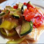 Bulgarian Summer Salad with Zucchini Appetizer