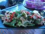 British Spinach Salad With Cashews  Bean Sprouts Appetizer