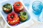 Australian Capsicums Stuffed With Tomato and Olive Rice Recipe Dinner