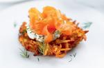 Australian Potato Rosti With Smoked Salmon Recipe Appetizer