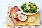 Australian Roast Pork With Bean And Potato Salad Recipe Dinner