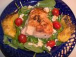 American Grilled Salmon Spinach Salad Dinner
