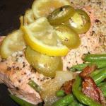 American Trout in the Oven with Lemon Dinner
