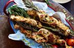 Australian Pistachiocrusted Chicken Skewers Recipe Appetizer