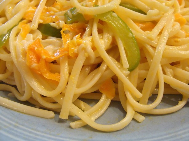 Australian Linguine With Carrot Ribbons and Lemonginger Butter Appetizer