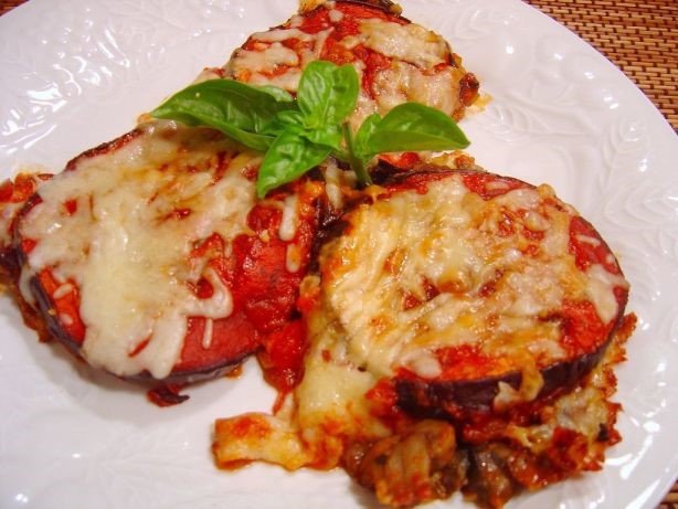 Australian Baked Eggplant With Mushroomandtomato Sauce Appetizer