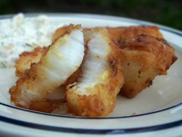 Australian Secret Fried Halibut Dinner