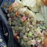 American Nutritious Lentil Salad Recipe Appetizer