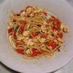Australian Spaghetti with Cherry Tomatoes and to Feta Appetizer