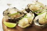 Australian Quick Margarita Sorbet Oysters Recipe Dessert