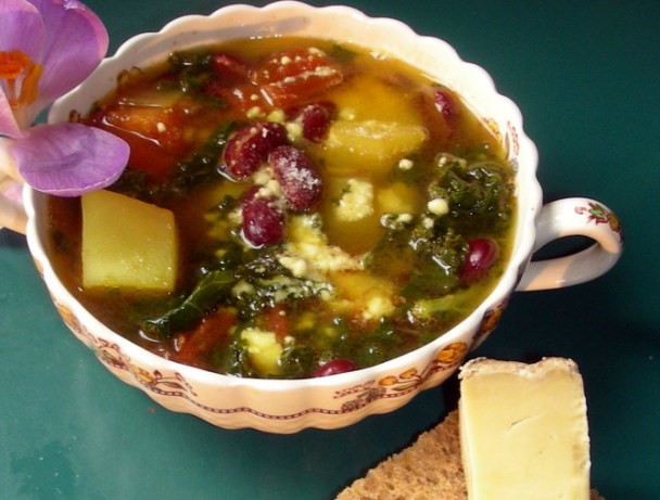 Portuguese Hearty Portuguese Kale Soup Dinner