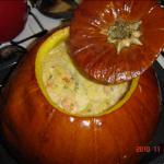 Halloween Pumpkin Shrimp recipe