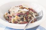 Australian Treviso Risotto With Pine Nuts and Currants Recipe Appetizer