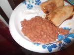 American Simple Homemade Refried Beans Appetizer