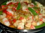 American Imitation Crab Stirfry Dinner