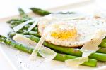 Australian Asparagus with Fried Egg and Parmesan Cheese Appetizer