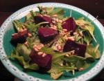 Australian Roasted Beets With Toasted Pine Nuts and Arugula Appetizer