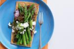 British Asparagus Tarts With Bresaola Goats Cheese And Mint Recipe Dinner