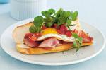 British Bacon Egg And Balsamic Tomato Baguettes Recipe Appetizer