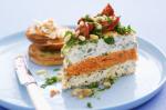 British Step By Step Baked Herb Ricotta With Pesto Rosso Recipe Appetizer