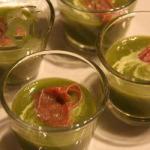 German Velvety of Leeks with Bacon Appetizer