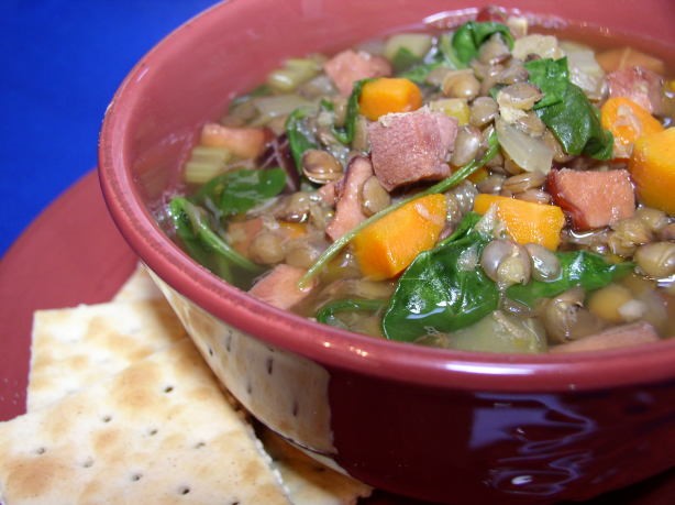 Australian Ham and Lentil Stew 1 Dinner