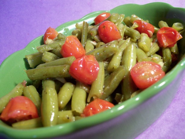 Australian Sauteed Green Beans and Cherry Tomatoes 1 Dinner