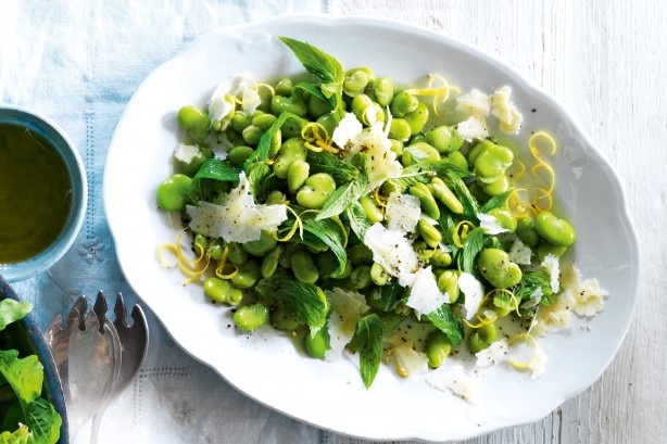 Australian Broad Beans With Pecorino Recipe Dinner