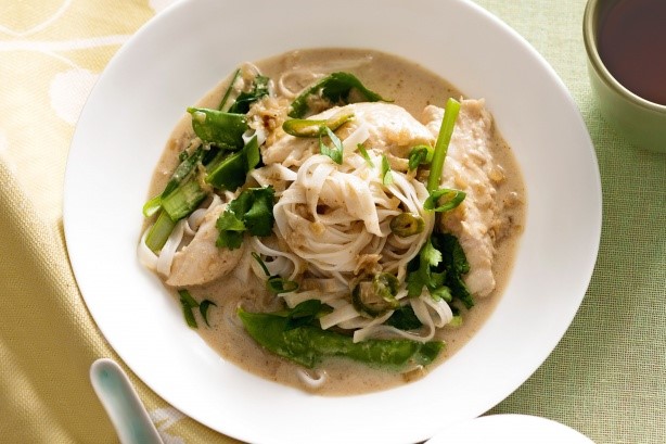 Australian Spicy Poached Fish With Rice Noodles Recipe Appetizer