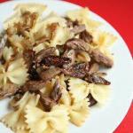 Australian Pasta Bows with Style Mushroom Soup Heart Dinner