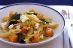 Australian Penne With Pumpkin Spinach And Ricotta Recipe Appetizer