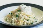 Australian Smoked Fish Risotto With Poached Eggs Recipe Appetizer