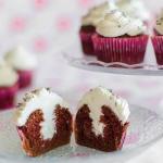 American Chocolate Muffins with Whipped Cream Dessert