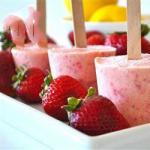 American Strawberry Ice Cream Forlollies Dessert