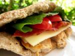 American Grilled Chicken Club Pitas BBQ Grill