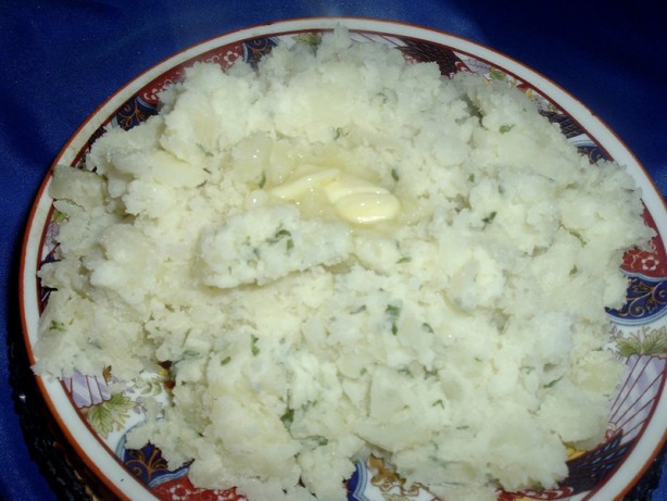 American Mashed Potatoes with Horseradish Cream Appetizer