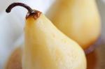 American Marsala Poached Pears Recipe BBQ Grill