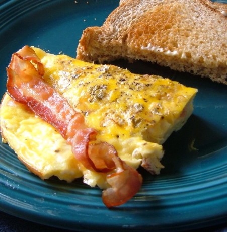 American Bacon and Cheese Omelet 1 Breakfast