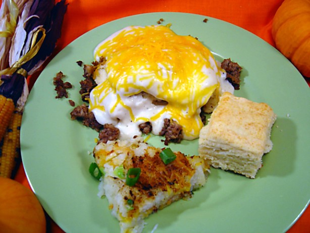 American Breakfast Slop copycat Country Biscuit Breakfast Appetizer