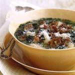 Australian Bean Soup with Sage and Parmesan Appetizer