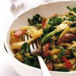 Australian Vegetables Sauteed with Bacon and Chestnuts Appetizer