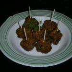 American Meatballs Without Gluten Appetizer