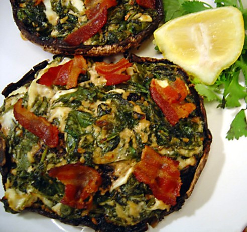 American Savory Stuffed Portabellas Appetizer