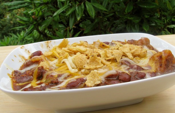 American Tamalechili Pie Dinner